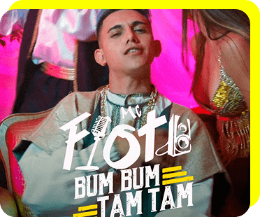 "Bum Bum Tam Tam" : MC Fioti (aprox. 1,7 bilhão de visualizações)